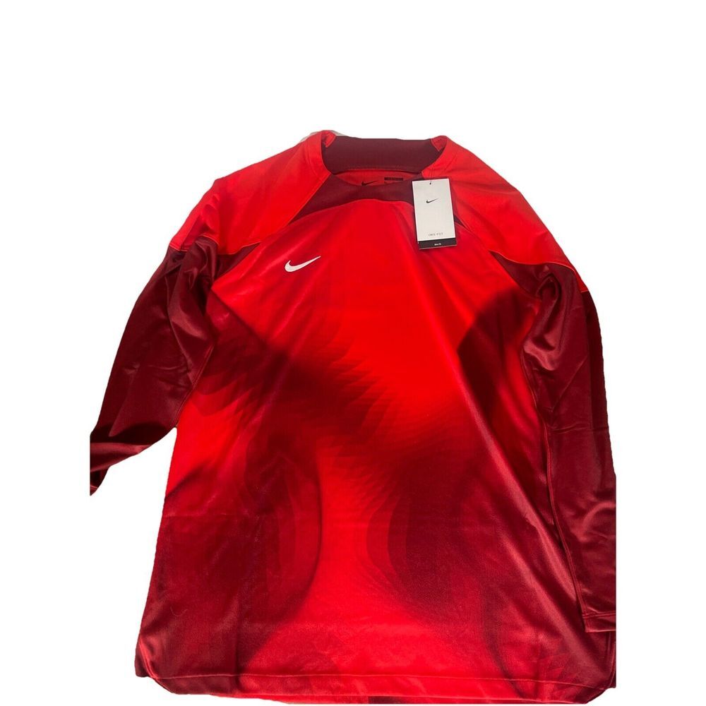 NWT Nike Dri-Fit Red Gardien IV‎ Soccer Jersey Men's Medium DH7977-657 New